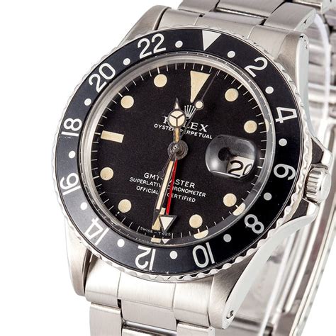 rolex model 1675 with black bezel black dial|vintage Rolex gmt master.